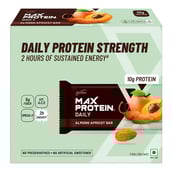 1 - RiteBite Max Protein Daily Bar (10g Protein),  6 bar(s)  Almond Apricot 