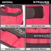 2 - Strauss Ankle Weight (Pair),  Pink  2 kg 
