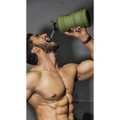 4 - Boldfit Gym Gallon Water Jug Bottle,  Army Green  2.2 L 