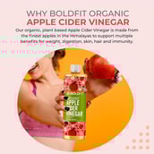 4 - Boldfit Organic Apple Cider Vinegar with Vinegar Mother,  1 L  Unflavoured 