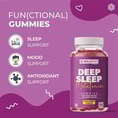 2 - Boldfit Deep Sleep Melatonin - Strawberry Flavour,  30 gummies 