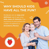 5 - Boldfit Daily Vitals, 60 gummies Strawberry