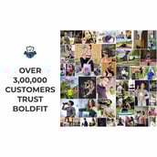 3 - Boldfit Gym Pro Cyclone Shaker,  Black (with Extra Compartment)  500 ml 