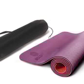 1 - Boldfit Pro Grip Yoga Mat,  Red & Purple  6 mm 