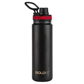 1 - Boldfit Thermo Water Bottle,  Black  750 ml 