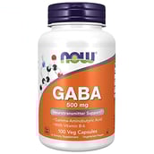 1 - Now GABA (500 mg),  100 capsules 