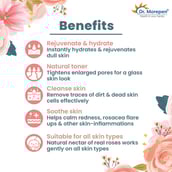 4 - Dr. Morepen Pure & Natural Rose Water Spray,  100 ml  for All Types of Skin 