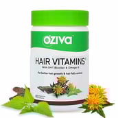 1 - Oziva Hair Vitamins,  60 veggie capsule(s)  Unflavoured 
