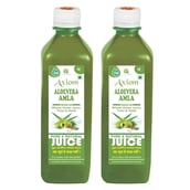 1 - Jeevan Ras Aloevera Amla Juice,  1 L  Unflavoured Pack of 2 