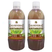 1 - Jeevan Ras Aloevera Cod 14,  1 L  Unflavoured Pack of 2 