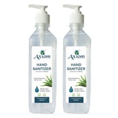 1 - Axiom Medicated Hand Sanitizer,  Dispenser Chlorhexidine Gluconate Soln  500 ml  Kills 99.99% of Germs without Water Pack of 2 