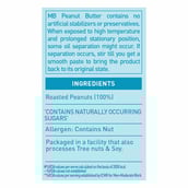 6 - MuscleBlaze Natural Peanut Butter Unsweetened,  0.750 kg  Crunchy 