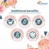 5 - Dr. Morepen Pure & Natural Rose Water Spray,  100 ml  for All Types of Skin Pack of 3 