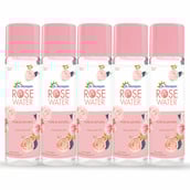 1 - Dr. Morepen Pure & Natural Rose Water,  120 ml  for All Types of Skin Pack of 5 