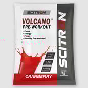 4 - Scitron Valcano Pre Workout,  30 sachets/pack  Cranberry 