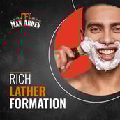 3 - Man Arden Premium Shaving Brush,  1 Piece(s)/Pack  With Ultra Soft & Absorbent Bristles (Vintage Finish Brown) 