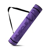 1 - MuscleXP EVA Yoga Mat with Carrying Strap,  Purple  6 mm 
