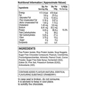 nutrition - Upnourish Vegan Mini Meal Replacement Bars,  8 bar(s)  Cranberry 