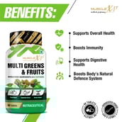 6 - MuscleXP Multi Greens & Fruits,  60 tablet(s)  Unflavoured 