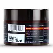 7 - Ustraa Beard & Mooch Wax Strong Hold,  50 g  with Kaolin and Almond Oil 