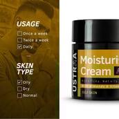 6 - Ustraa Moisturising Cream,  100 g  for Oily Skin 