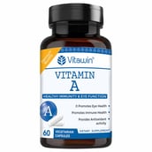 1 - VITAWIN Vitamin A for Improve Immunity and Eye Function (500 mg), 60 capsules