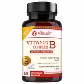 1 - VITAWIN Vitamin B Complex for General Wellness (500 mg),  Unflavoured  60 capsules 