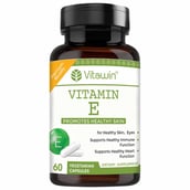 1 - VITAWIN Vitamin E for Promotes Healthy Skin (500 mg),  60 capsules 
