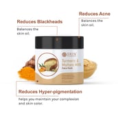 4 - Skin Elements Turmeric & Multani Mitti Face Pack,  100 g  for All Types of Skin 