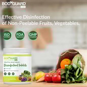 5 - BodyGuard Fruits and Vegetables Disinfectant Tablets,  Fragrance Free  50 tablet(s)  Kills 99.9% of Germs 