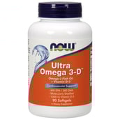 Now Ultra Omega 3-D,  90 softgels 