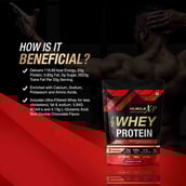 6 - MuscleXP 100% Whey Protein with Digestive Enzyme, 2.2 lb Double Chocolate