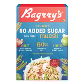 17 - Bagrrys Crunchy Muesli No Added Sugar,  500 g  Unflavoured 