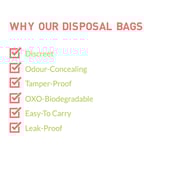 6 - Sirona Disposal Bag,  15 Piece(s)/Pack  Sanitary and Diapers 