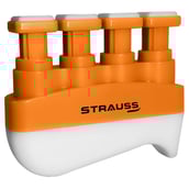1 - Strauss Adjustable Square Finger Hand Grip,  Orange 