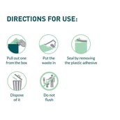 3 - Sirona Diaper Disposal Bags,  10 Piece(s)/Pack  for Men and Women (Adult) Pack of 2 