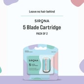 2 - Sirona 5 Blade Razor Cartridge,  2 Piece(s)/Pack  for Women 