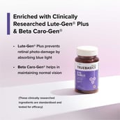 7 - TrueBasics Eye Shield with Lute-gen Plus Beta Caro-gen Bilberry Extract,  30 capsules