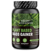 1 - Azani Active Nutrition Plant Based Mass Gainer,  2.2 lb  Triple Chocolate 