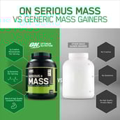 5 - ON (Optimum Nutrition) Serious Mass, 6.6 lb Vanilla
