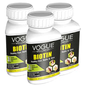 1 - Vogue Wellness Biotin,  60 tablet(s)  Unflavoured (Pack of 3) 