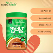 4 - NourishVitals Original Peanut Butter, 0.750 kg Extra Crunchy