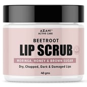 1 - Azani Active Care Beetroot Lip Scrub,  40 g  Dry Chapped Dark & Damaged Lips 