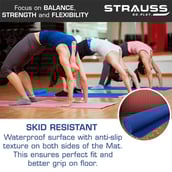5 - Strauss Yoga Mat,  Blue  6 mm 