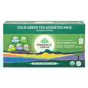 1 - Organic India Tulsi Green Tea,  25 Piece(s)/Pack  Assorted Pack 