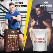 6 - MuscleBlaze Protein Granola,  Chocolate & Almonds  350 g