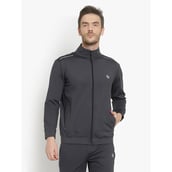 1 - John Ally Jacket for Men with Two Side Zipper Pocket,  Grey  2XL 