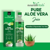 2 - NourishVitals Pure Aloe Vera Juice,  500 ml  Unflavoured 