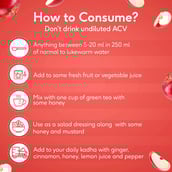 7 - HealthKart HK Vitals Filtered Apple Cider Vinegar, 0.5 L Natural (Pet Bottle)