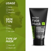 6 - Ustraa De-Tan Face Mask,  125 g  for Dry Skin 